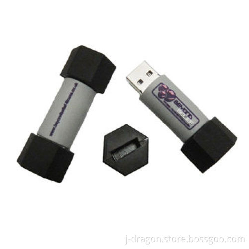 Custom Dumbbell Shaped USB Drive